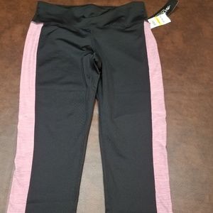Ideology Colorblock Cropped Leggings NWT